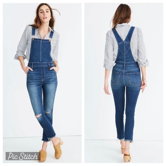 Madewell Roadtripper Overalls - Picture 1 of 12